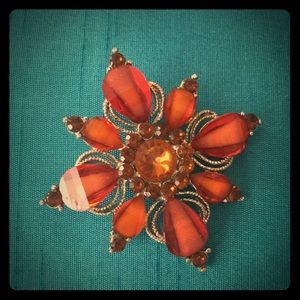 Vintage brooch pin 1990s beautiful